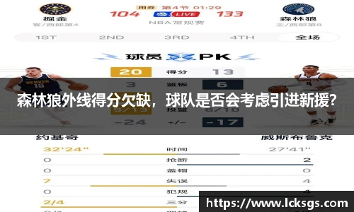 森林狼外线得分欠缺，球队是否会考虑引进新援？